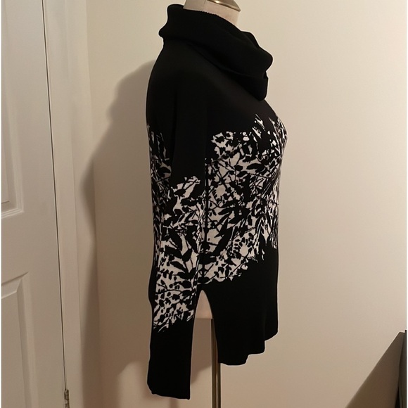 Diane von Furstenberg 'Ahiga' Floral Jacquard Cowl Neck Sweater - Picture 13 of 16